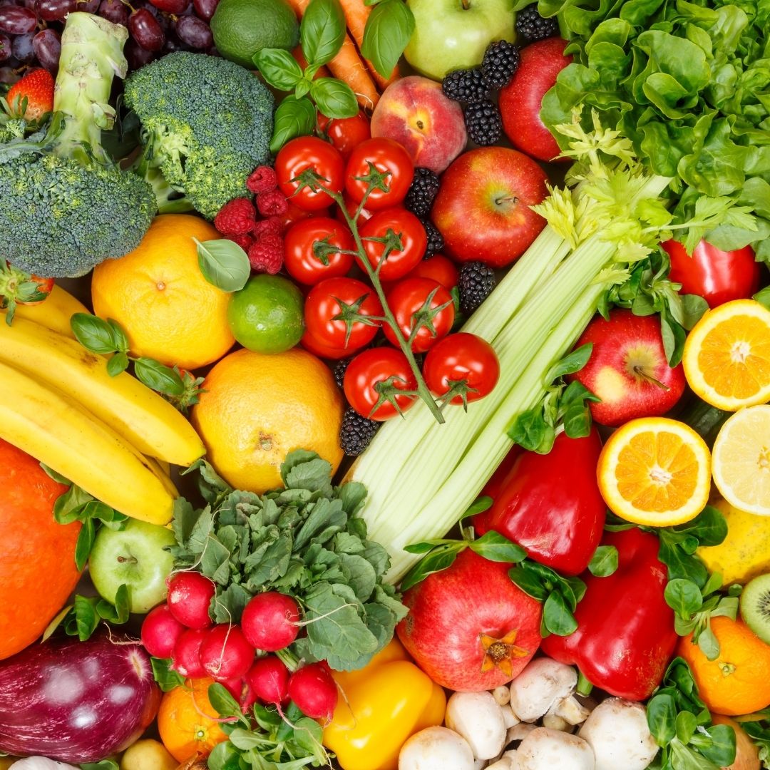 Frutas e hortaliças de alto padrão comercial