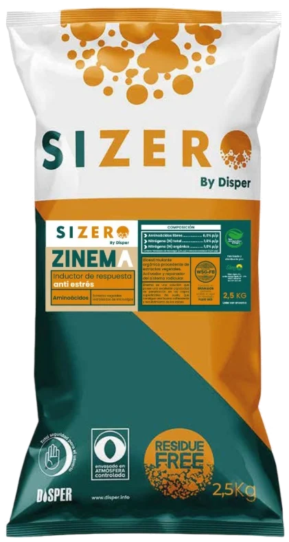 Embalagem de 2,5 kg do SIZERO ZINEMA